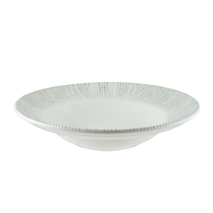 Bonna Iris 10.5" Gourmet Round Porcelain Deep Plate - 6/Case - IRSGRM27CK