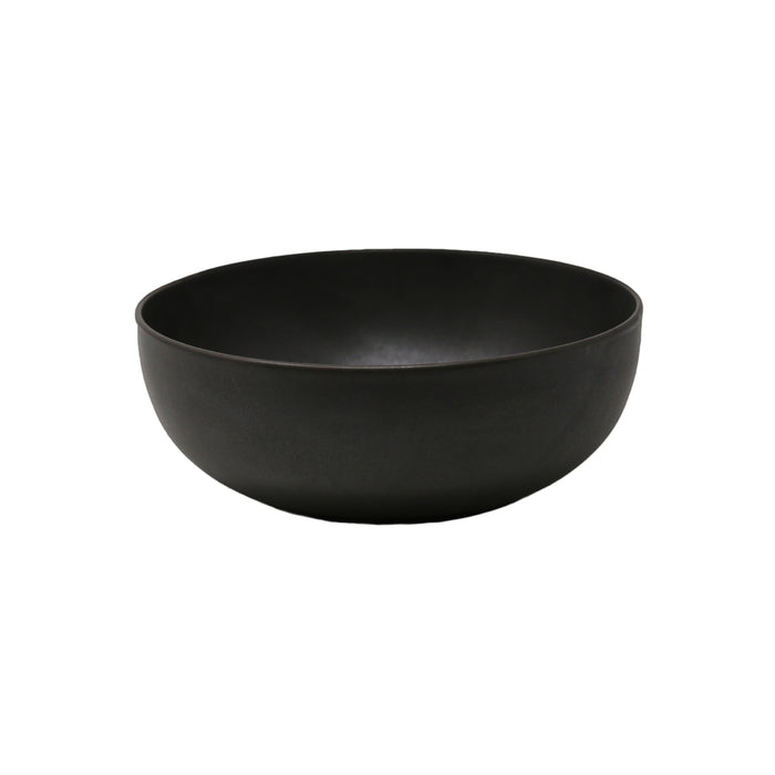 Nella 9.2" Deep Matte Black Porcelain Salad Bowl - ITB01 BK