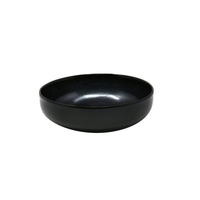 Nella 8.4" Moon Black Round Deep Porcelain Bowl - 4/Case - ITB02 MOON