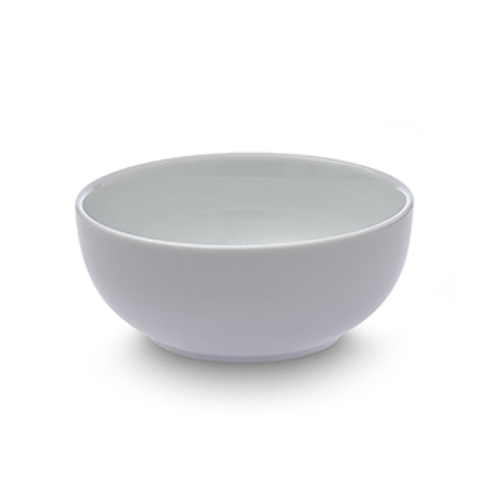 Nella 6.4" White Round Deep Porcelain Bowl - 16/Case - ITB04