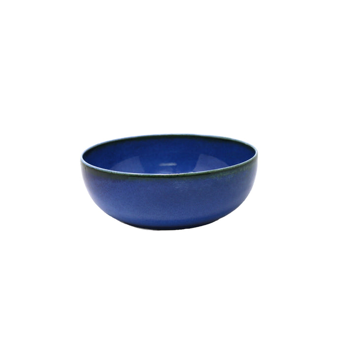Nella 6.4" Blue Sky Round Deep Porcelain Bowl - 16/Case - ITB04 BLUESKY