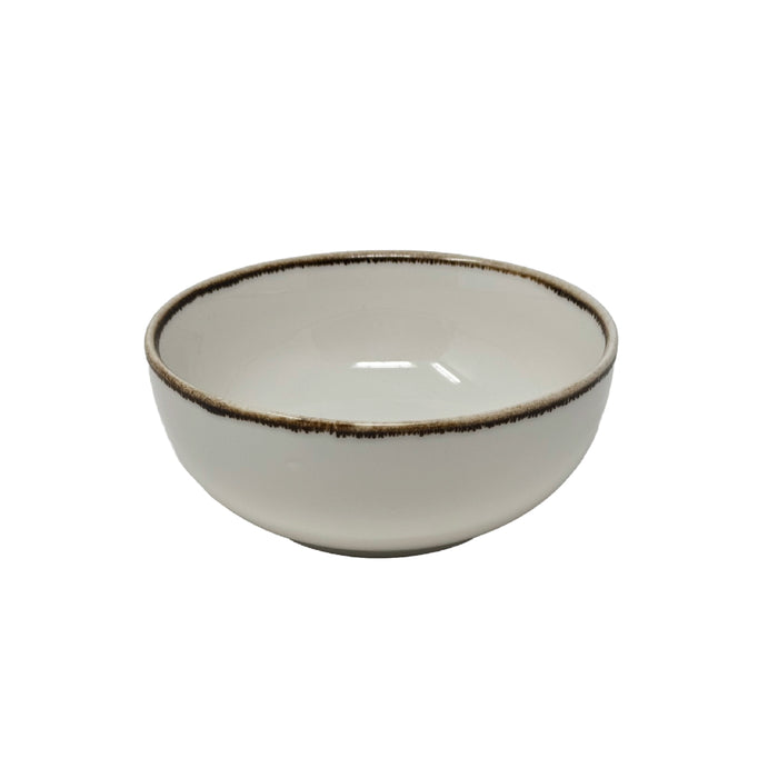 Nella 6.4" Tawny Round Porcelain Deep Bowl - 16/Case - ITB04 TAWNY