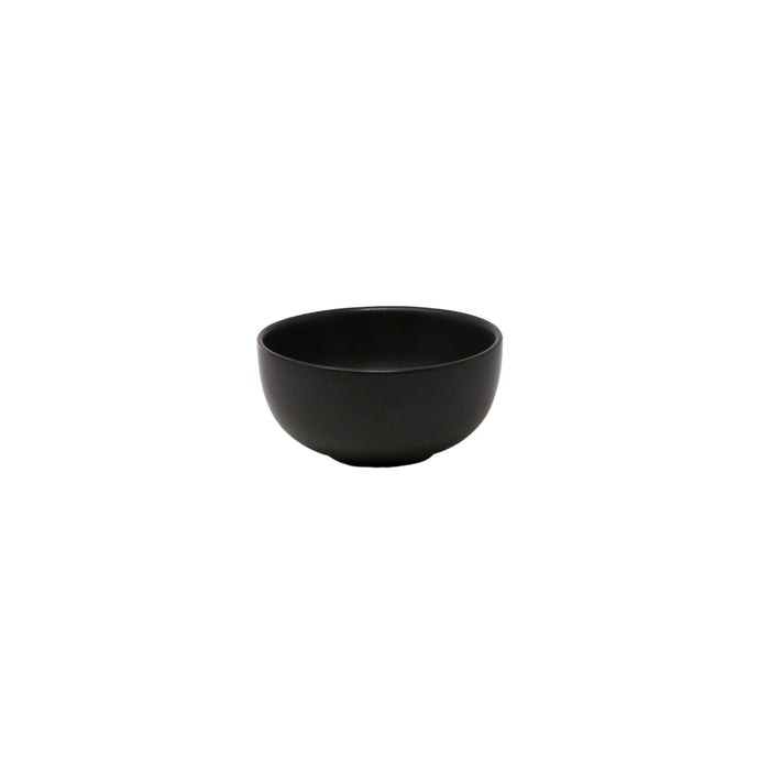 Nella 4" Black Round Deep Porcelain Bowl - 48/Case - ITB06 BLAK