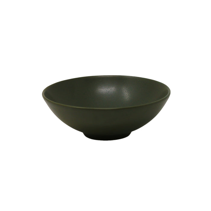 Nella 6" Olive Deep Porcelain Wok Bowl - 24/Case - ITB07 OL