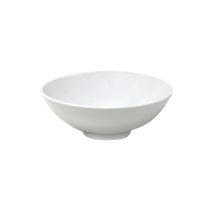 Nella 6" White Deep Porcelain Wok Bowl - 24/Case - ITB07
