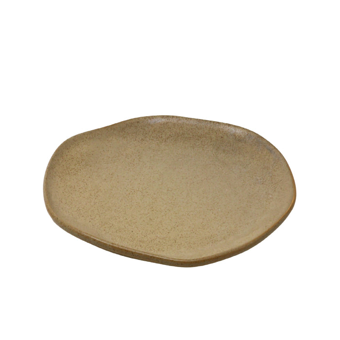 Nella 7.5" Obelisque Round Flat Plate - 24/Case - ORG 19 OBELISQUE