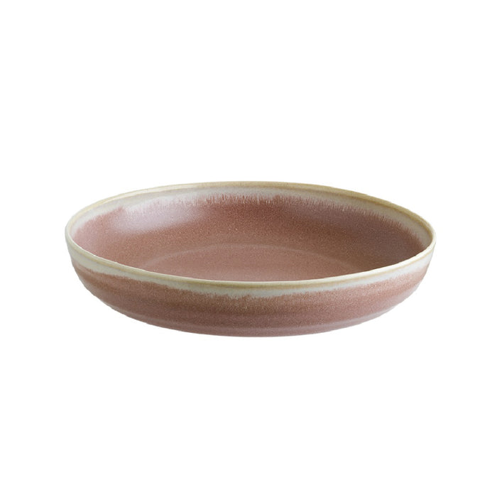 Bonna Pink Pott 8.75" Gourmet Round Porcelain Deep Plate - 6/Case - PIKPOT22CK
