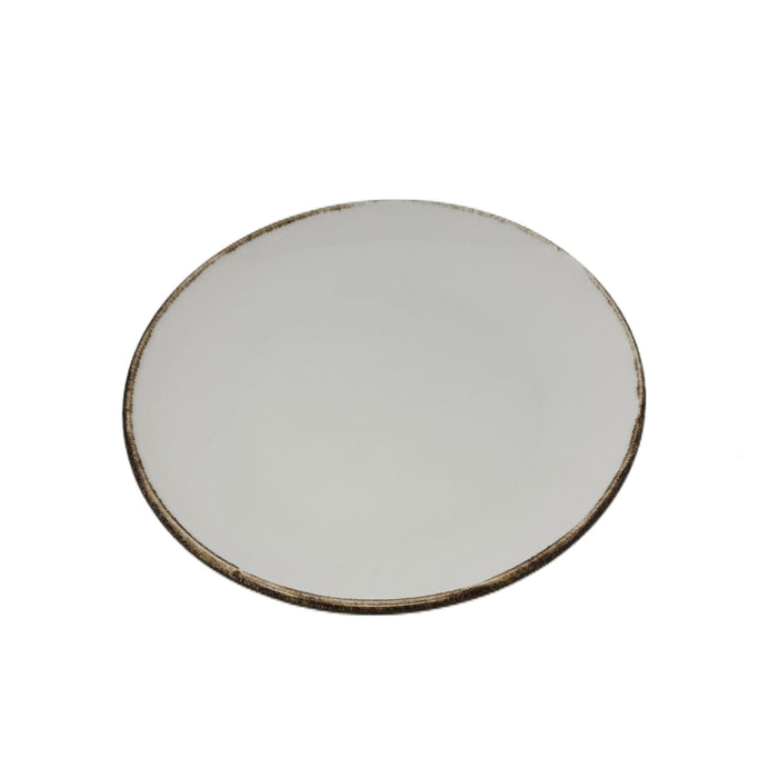 Nella 8.2" Tawny Round Porcelain Plate - 24/Case - PNK21 TAWNY