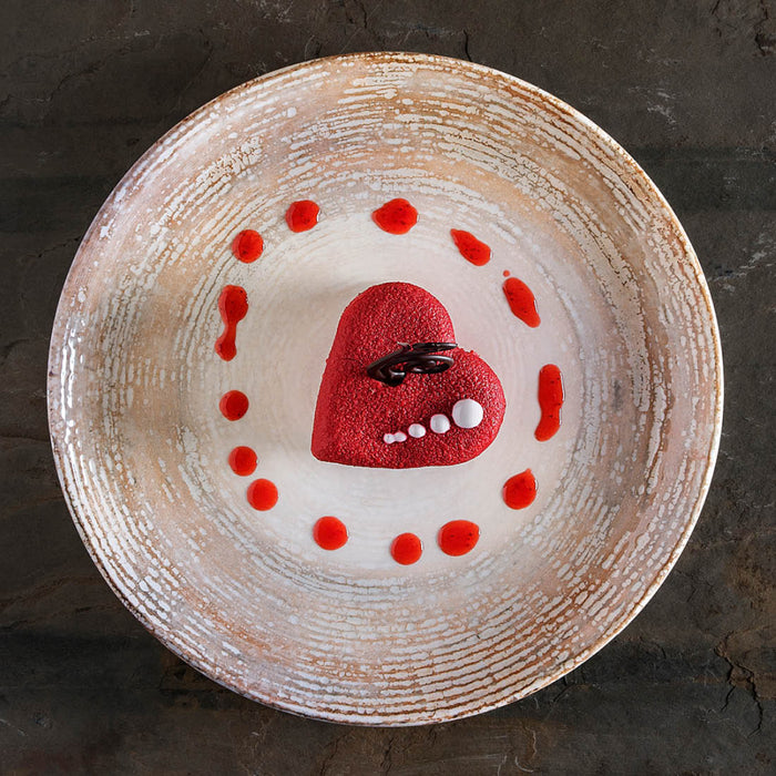 Bonna Patera 9" Gourmet Round Porcelain Flat Plate - 12/Case - PTRGRM23DZ