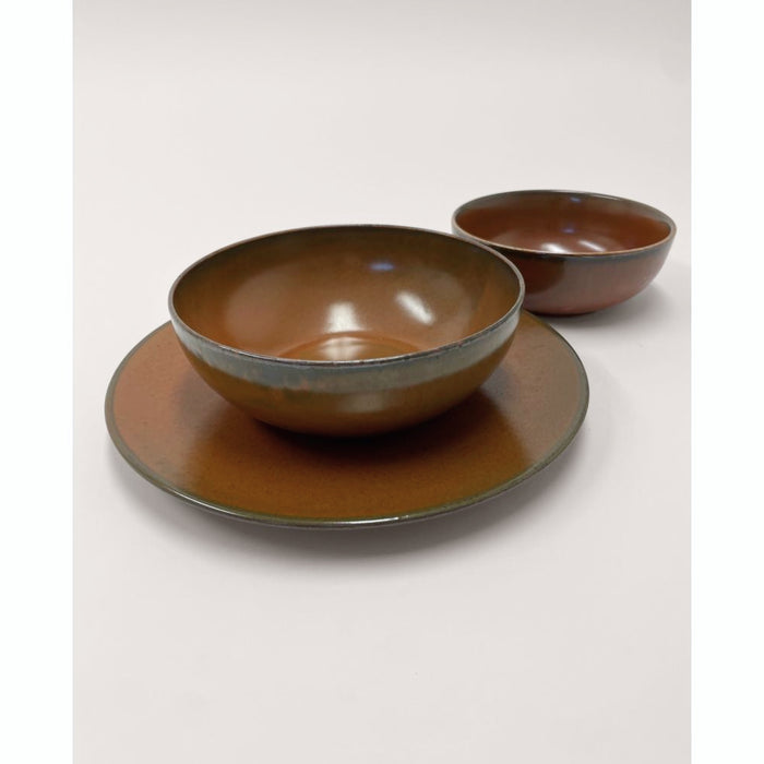 Nella 9.2" Rustic Round Deep Porcelain  Bowl - 4/Case - ITB01 R5G