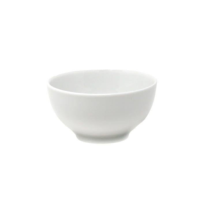 Nella 4.8" White Round Porcelain Rice Bowl - 24/Case - RB01