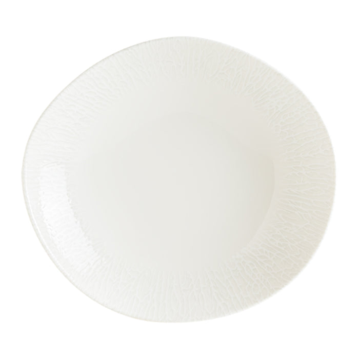 Bonna Radix 9" Vago Oval Porcelain Deep Plate - 6/Case - RDXVAO23CK