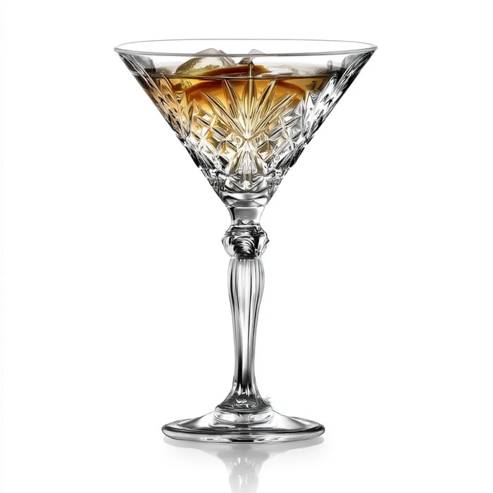RCR Cristalleria Italiana 7 Oz. Melodia Martini Glass - 6/Case - RM28059