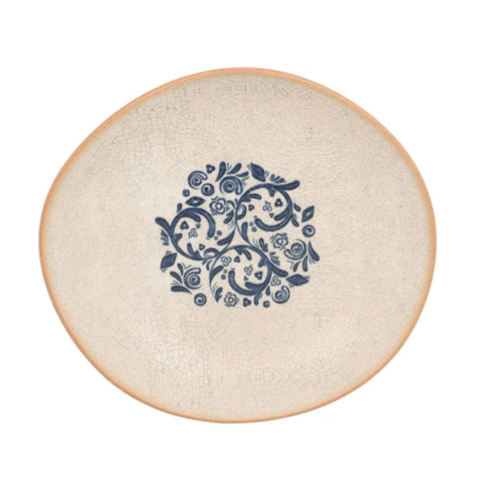 Bonna Viento 10.25" Gourmet Oval Porcelain Deep Plate - 6/Case - S-MT-VIEVAO26CK