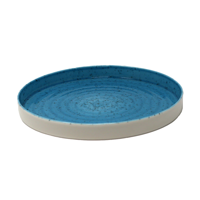 Nella 9.8" Blue Round Porcelain Silo Plate - 12/Case - SI-25 BLUE