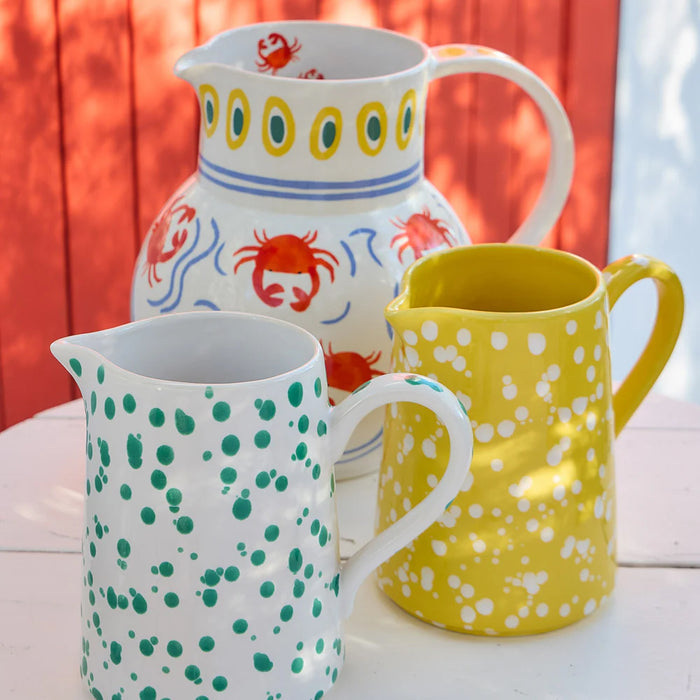 Costa Nova 1.73 L Rafaela Sage Green Stoneware Pitcher - CZ211-SAG