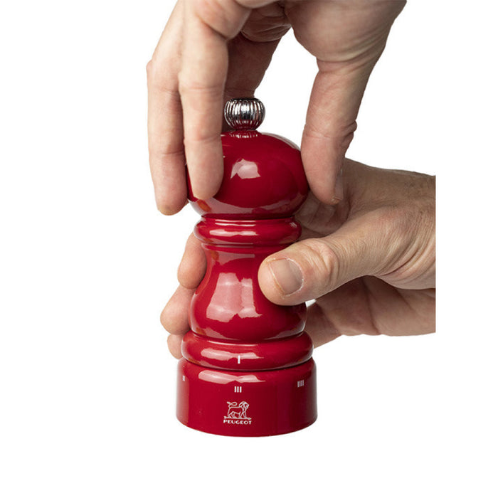 Peugeot 41199 4.75" Paris U'Select Wood Pepper Mill - Red