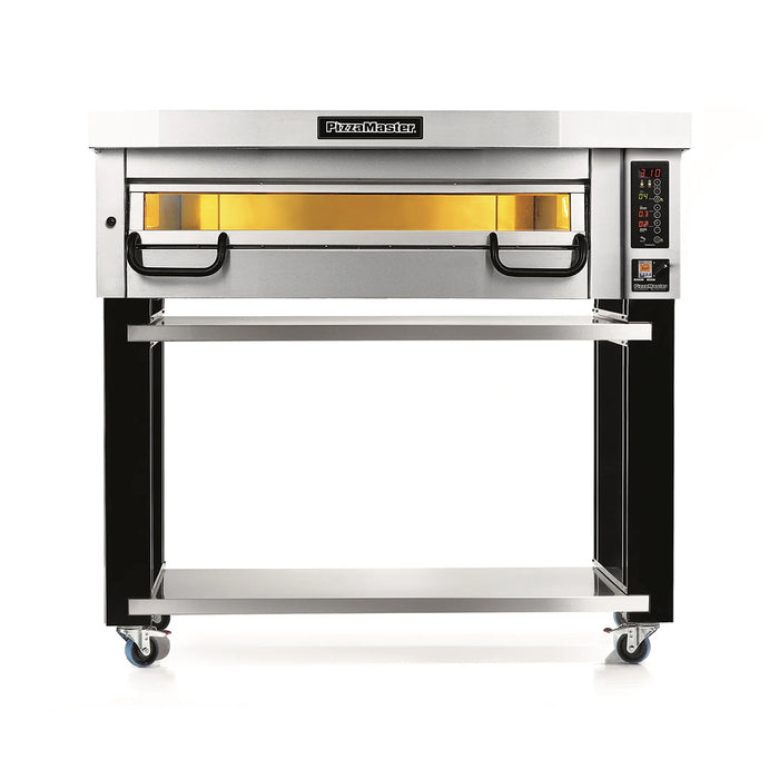 PizzaMaster 4 Stone Hearth 72.3" x 18.9" Electric Single Deck Pizza Oven - PM 741ED
