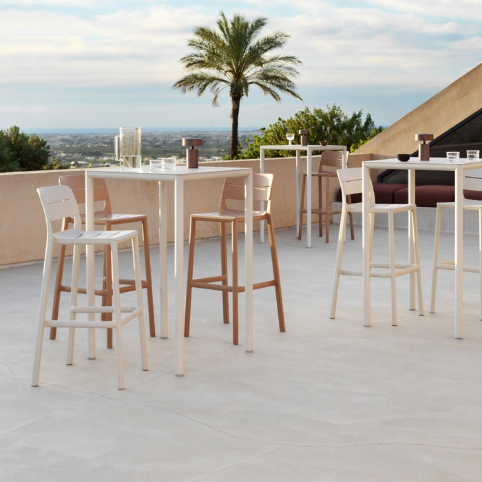 Nardi Piave 70 28" Square Bar Table