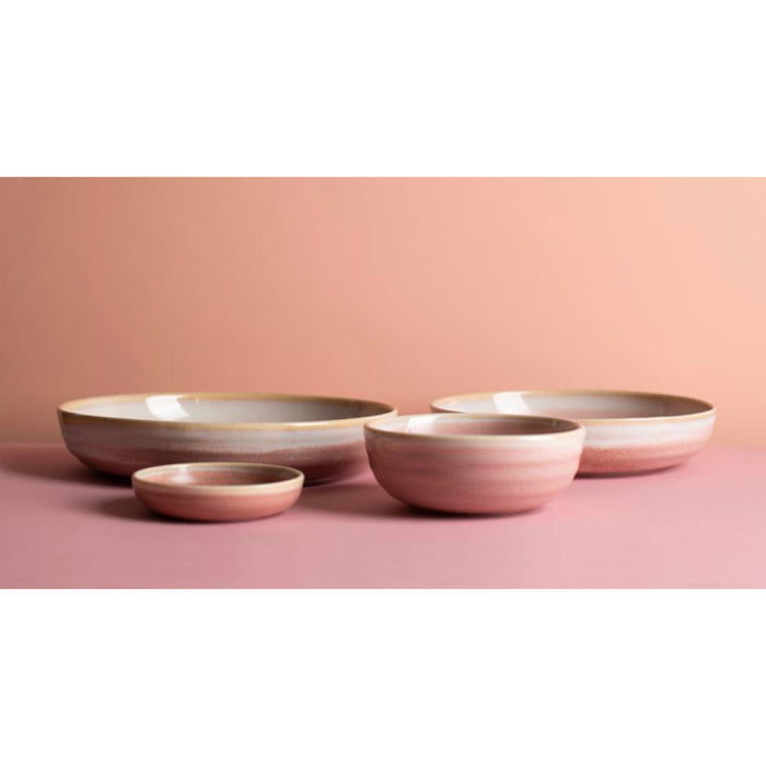 Bonna Pink Pott 4.5" Gourmet Round Porcelain Deep Plate - 12/Case - PIKPOT10KS