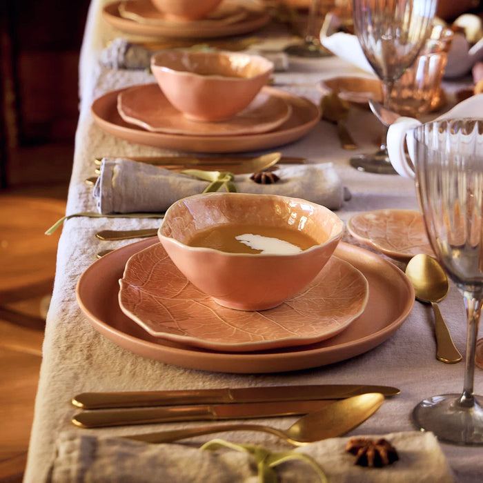 Costa Nova 8.8" x 8" Silvina Terracotta Orange Oval Stoneware Salad/Dessert Plate - 6/Case - QLP231-TRC