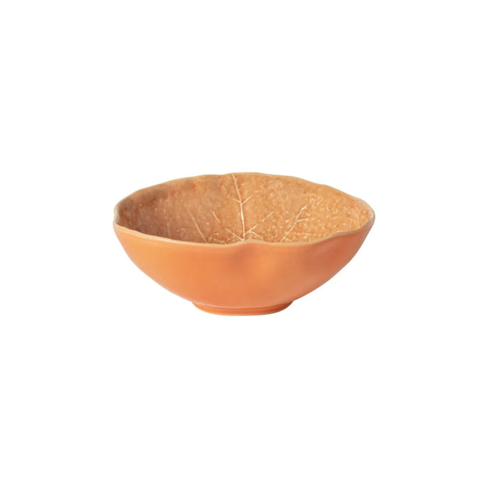 Costa Nova 6.75" x 5.6" Silvina Terracotta Orange Oval Stoneware Bowl - QLS171-TRC