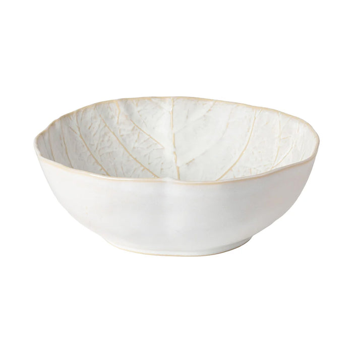 Costa Nova 11" x 10.4" Silvina Fennel White Oval Stoneware Serving Bowl - QLS281-FWH