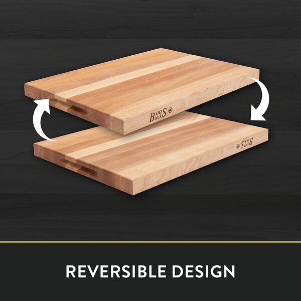 John Boos R03 20" x 15" R-Board Reversible Maple Cutting Board