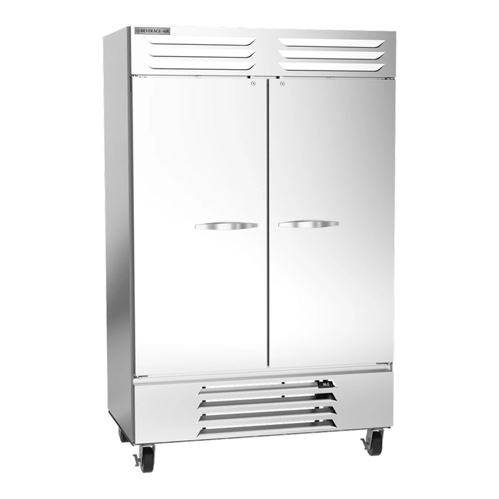 Beverage-Air RB49HC-1S 52" Vista Series Solid 2-Door Reach-In Refrigerator