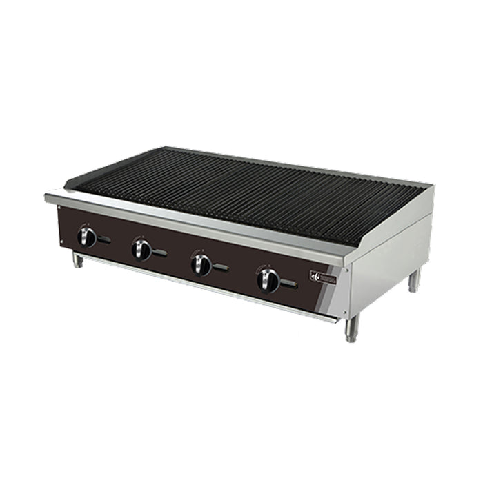 EFI RCTCB-48 48" Gas Char Rock Broiler - 140,000 BTU
