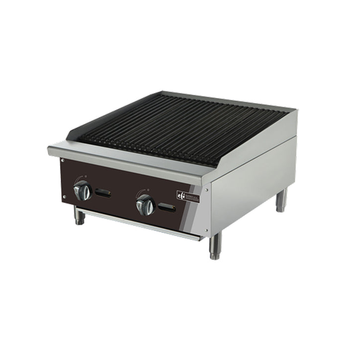 EFI RCTRC-24 24" Radiant Gas Charbroiler - 70,000 BTU