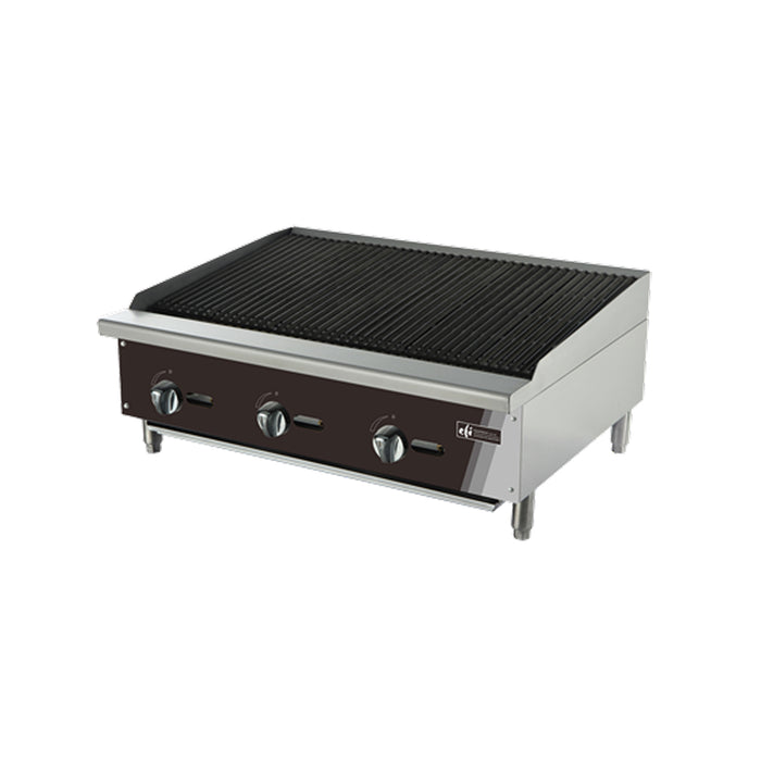 EFI RCTRC-36 36" Radiant Gas Charbroiler - 105,000 BTU
