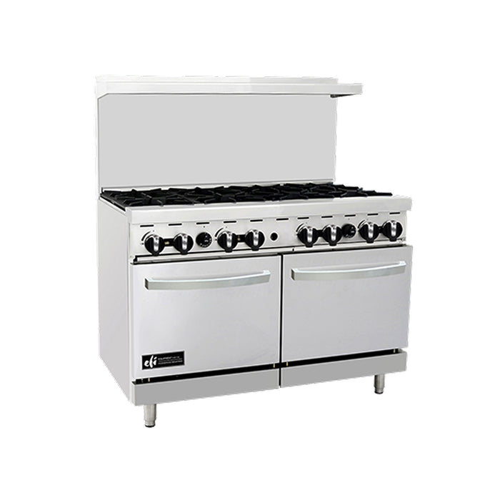 EFI RCTRS-8B 48" Gas 8-Burner Range With 2 Ovens - 248,000 BTU
