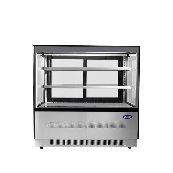 Atosa RDCS-48 47" Square Glass Floor Refrigerated Display Case - 15.1 Cu. Ft.