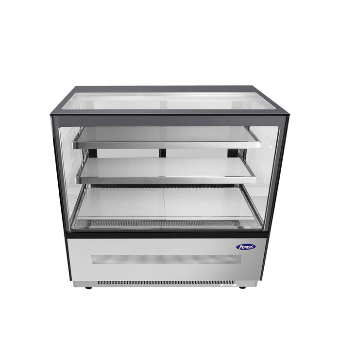 Atosa RDCS-48 47" Square Glass Floor Refrigerated Display Case - 15.1 Cu. Ft.