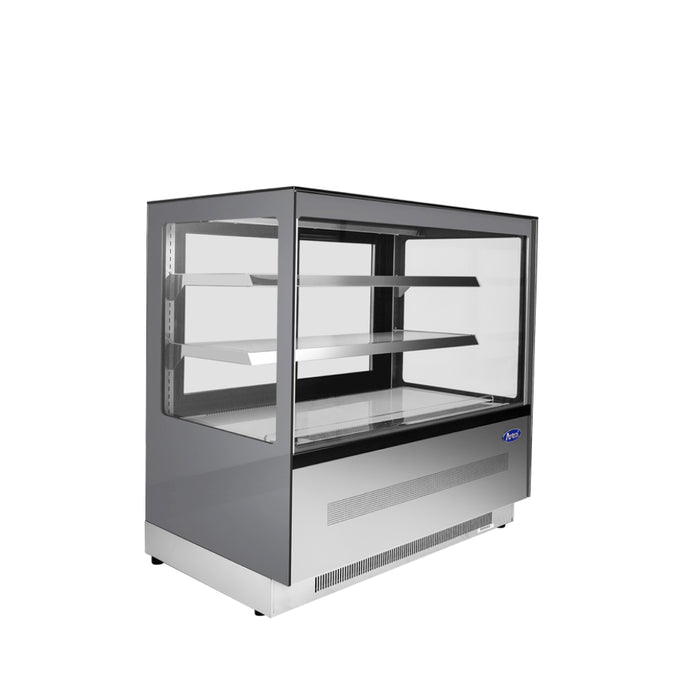 Atosa RDCS-48 47" Square Glass Floor Refrigerated Display Case - 15.1 Cu. Ft.