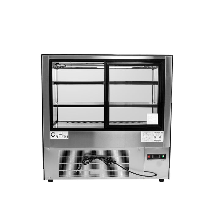 Atosa RDCS-48 47" Square Glass Floor Refrigerated Display Case - 15.1 Cu. Ft.