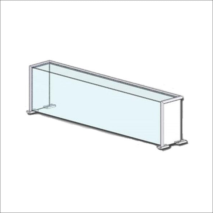 Nella 96" Rectangular Sneeze Guard - RTS96