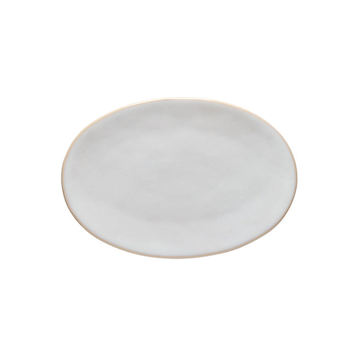 Costa Nova 10.87" x 7.37" Roda White Oval Stoneware Serving Plate - RTA281-BRA
