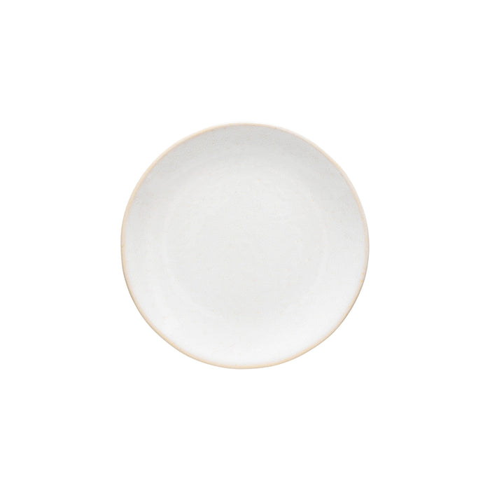 Costa Nova 8.6" Roda White Round Coupe Stoneware Salad/Dessert Plate - 6/Case - RTP222-BRA