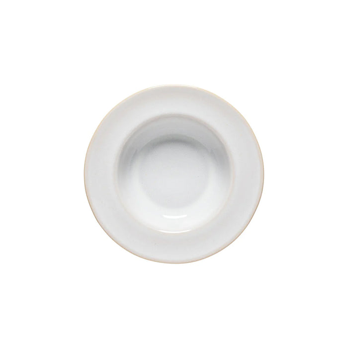 Costa Nova 8.46" Roda White Round Stoneware Soup/Pasta Plate - 6/Case - RTP223-BRA