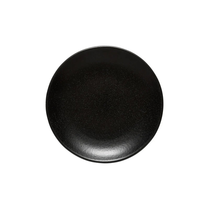 Costa Nova 9.6" Roda Black Round Coupe Stoneware Plate - 6/Case - RTP252-BLK
