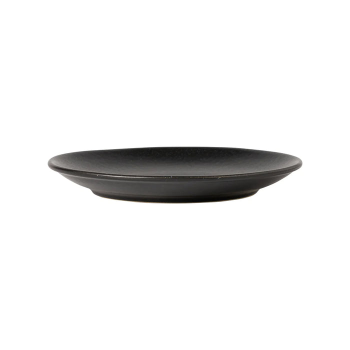 Costa Nova 9.6" Roda Black Round Coupe Stoneware Plate - 6/Case - RTP252-BLK