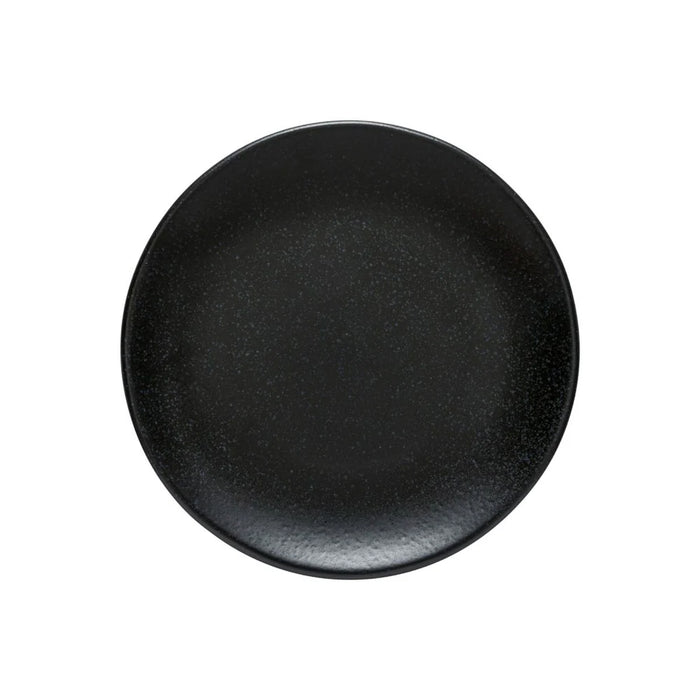 Costa Nova 10.9" Roda Black Round Coupe Stoneware Dinner Plate - 6/Case - RTP282-BLK