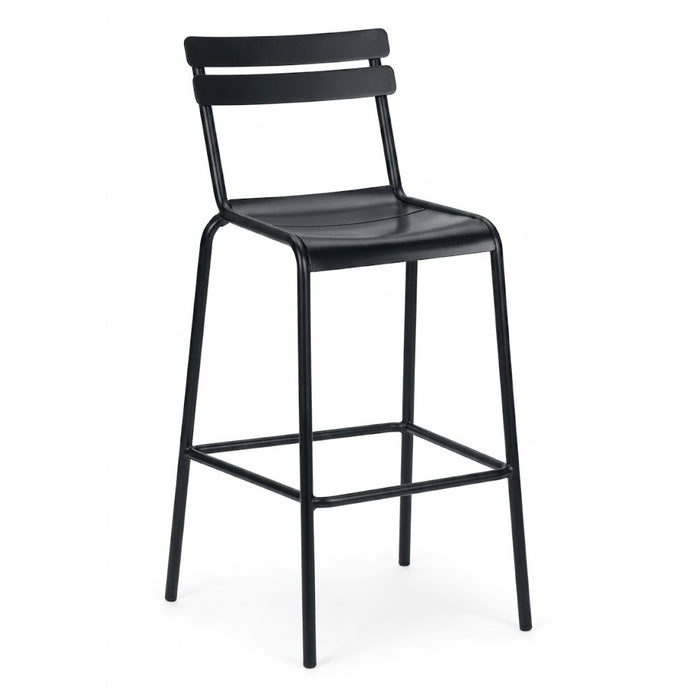 Nella Rudy Outdoor Aluminum Bar Stool