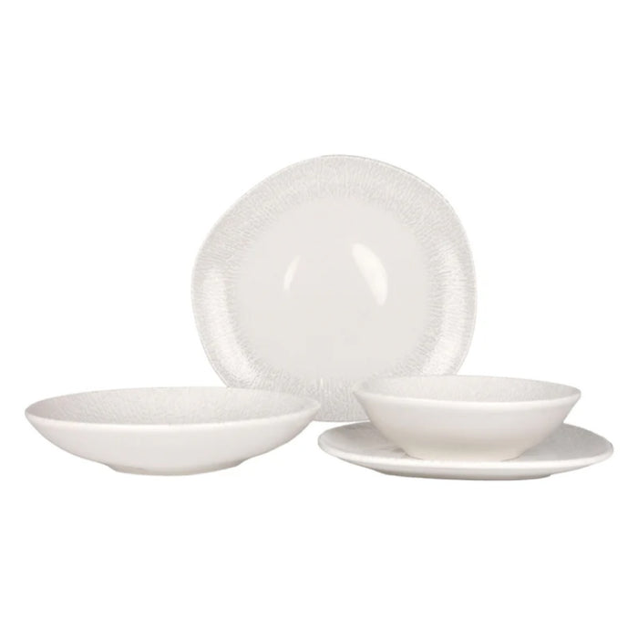 Bonna Radix 10.5" Gourmet Round Porcelain Flat Plate - 12/Case - RDXGRM27DZ