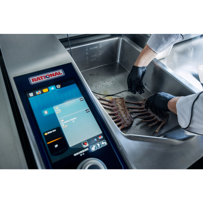 Rational iVario Pro 2-XS 9 Gallon 2-Pan Electric Tilt Skillet - 480V