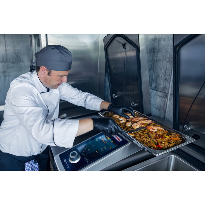 Rational iVario Pro 2-XS 9 Gallon 2-Pan Electric Tilt Skillet - 208/240V