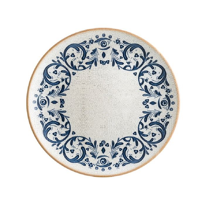 Bonna Viento 10.5" Gourmet Round Porcelain Flat Plate - 12/Case - S-MT-VIEGRM27DZ