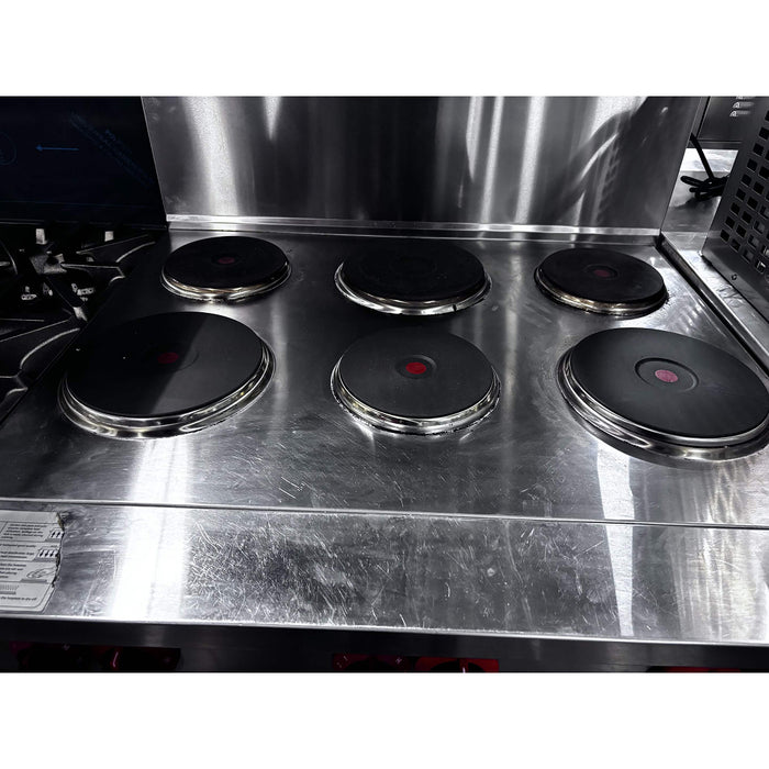 (DEMO) Nella 36" Electric 6-Burner Commercial Range with Standard Oven - 208V, 18kW, 3Ph - 49103